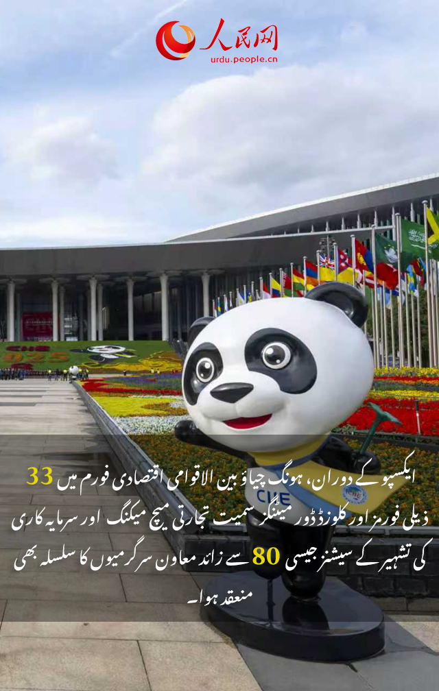 آٹھویں چائنا انٹرنیشنل امپورٹ ایکسپو   اعدادو شمار  کی روشنی میں