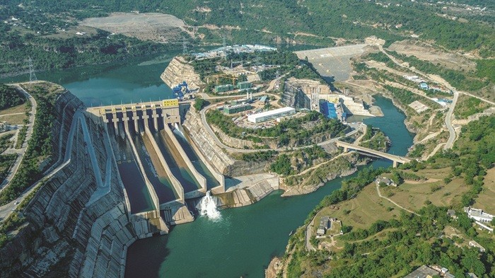 پاکستان کے کروٹ ہائیڈرو پاور سٹیشن کا منظر۔ تصویر بشکریہ چائنا تھری گورجز کارپوریشن