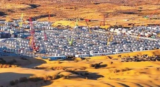 چین کے صحرائے کھوبوچھی میں زیر تعمیر انرجی سٹوریج پاور سٹیشن ایک دوررس منصوبہ