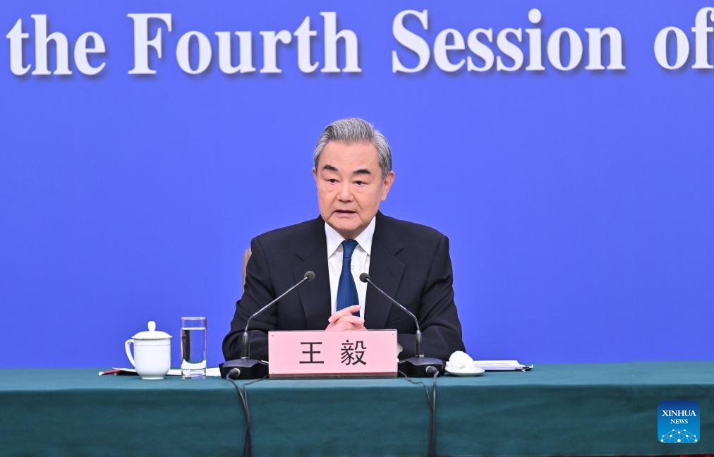 چین کی 14 ویں قومی عوامی کانگریس کے چوتھے اجلاس کے دوران خارجہ امورسے متعلق  پریس کانفرنس کا انعقاد