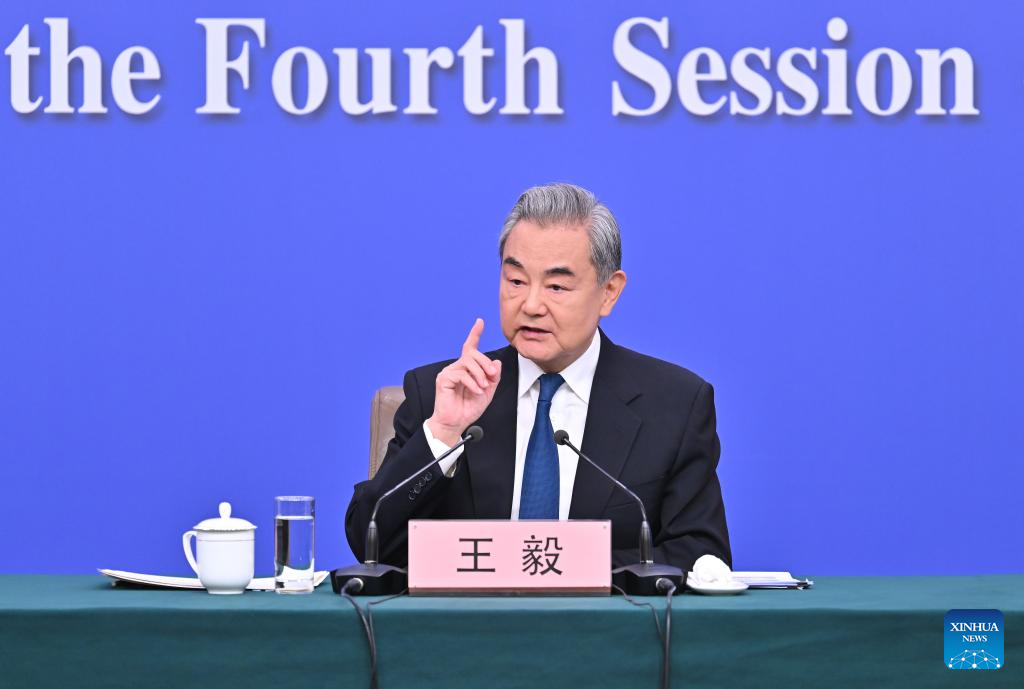 چین کی 14 ویں قومی عوامی کانگریس کے چوتھے اجلاس کے دوران خارجہ امورسے متعلق  پریس کانفرنس کا انعقاد