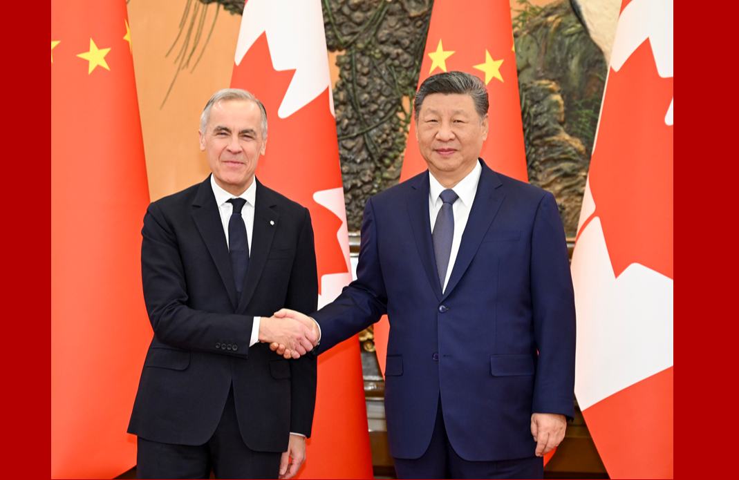 چینی صدر شی جن پھنگ سے کینیڈین وزیر اعظم مارک کارنی کی ملاقات