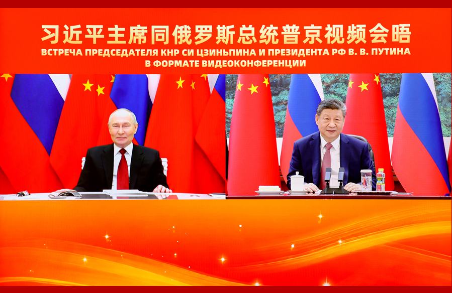 چین  اور روس کے صدور کی  ورچوئل ملاقات
