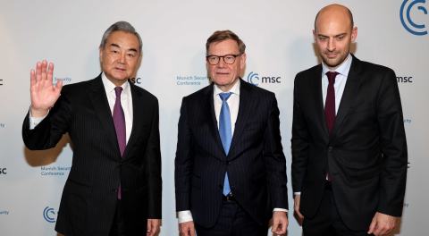 چین، جرمنی اور فرانس کے وزرائے خارجہ کی سہ فریقی ملاقات