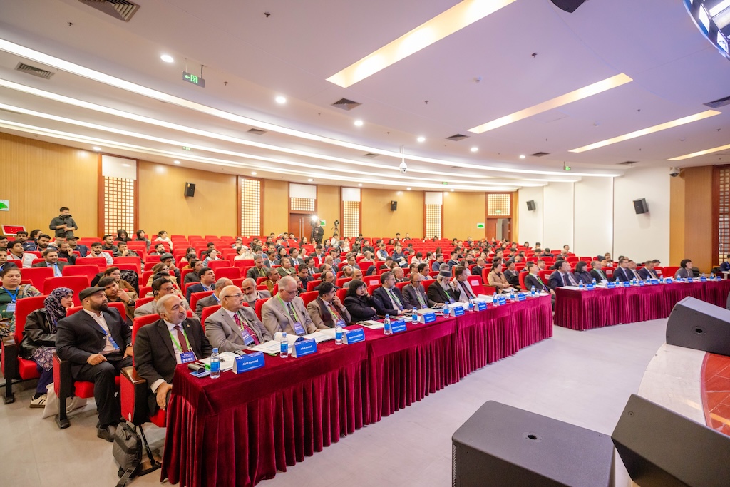سی پیک یونیورسٹیز کنسورشیم کی چھٹے اجلاس کی افتتاحی تقریب کا منظر۔ تصویر: بشکریہ ہاربن انجینئرنگ یونیورسٹی